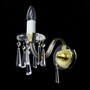 Casa Padrino Luxus Barock Kristall Tischleuchte Gold 10 x 17 x H. 20 cm - Prunkvolle Messing Tischleuchte mit b�hmischem Kristallglas - Barock M�bel - Edel & Prunkvoll