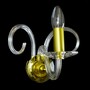 Casa Padrino Luxus Barock Kristall Tischleuchte Gold 26 x 25 x H. 19 cm - Prunkvolle Messing Tischleuchte mit b�hmischem Kristallglas - Barock M�bel - Edel & Prunkvoll