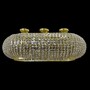 Casa Padrino Luxus Barock Kristall Wandleuchte Gold 100 x 50 x H. 30 cm - Prunkvolle Messing Wandleuchte mit b�hmischem Kristallglas - Barock M�bel - Edel & Prunkvoll