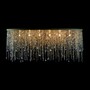Casa Padrino Luxus Barock Kristall Wandleuchte Gold 140 x 30 x H. 50 cm - Prunkvolle Messing Wandleuchte mit b�hmischem Kristallglas - Barock M�bel - Edel & Prunkvoll