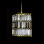 Casa Padrino Luxus Barock Kristall Wandleuchte Gold 16 x 16 x H. 26 cm - Prunkvolle Messing Wandleuchte mit b�hmischem Kristallglas - Barock M�bel - Edel & Prunkvoll