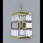 Casa Padrino Luxus Barock Kristall Wandleuchte Gold 16 x 16 x H. 26 cm - Prunkvolle Messing Wandleuchte mit b�hmischem Kristallglas - Barock M�bel - Edel & Prunkvoll