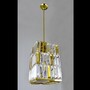 Casa Padrino Luxus Barock Kristall Wandleuchte Gold 16 x 16 x H. 26 cm - Prunkvolle Messing Wandleuchte mit b�hmischem Kristallglas - Barock M�bel - Edel & Prunkvoll