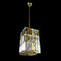 Casa Padrino Luxus Barock Kristall Wandleuchte Gold 16 x 16 x H. 26 cm - Prunkvolle Messing Wandleuchte mit b�hmischem Kristallglas - Barock M�bel - Edel & Prunkvoll