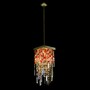 Casa Padrino Luxus Barock Kristall Wandleuchte Gold 20 x 20 x H. 26 cm - Prunkvolle Messing Wandleuchte mit b�hmischem Kristallglas - Barock M�bel - Edel & Prunkvoll