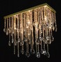 Casa Padrino Luxus Barock Kristall Wandleuchte Gold 60 x 25 x H. 50 cm - Prunkvolle Messing Wandleuchte mit b�hmischem Kristallglas - Barock M�bel - Edel & Prunkvoll