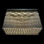 Casa Padrino Luxus Barock Kristall Wandleuchte Silber 100 x 45 x H. 60 cm - Prunkvolle Messing Wandleuchte mit b�hmischem Kristallglas - Barock M�bel - Edel & Prunkvoll