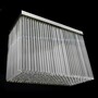 Casa Padrino Luxus Barock Kristall Wandleuchte Silber 100 x 45 x H. 60 cm - Prunkvolle Messing Wandleuchte mit b�hmischem Kristallglas - Barock M�bel - Edel & Prunkvoll