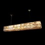 Casa Padrino Luxus Barock Kristall Wandleuchte Silber 120 x 17.5 x H. 17.5 cm - Prunkvolle Messing Wandleuchte mit b�hmischem Kristallglas - Barock M�bel - Edel & Prunkvoll
