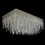 Casa Padrino Luxus Barock Kristall Wandleuchte Silber 120 x 60 x H. 50 cm - Prunkvolle Messing Wandleuchte mit b�hmischem Kristallglas - Barock M�bel - Edel & Prunkvoll