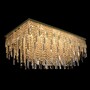 Casa Padrino Luxus Barock Kristall Wandleuchte Silber 120 x 60 x H. 50 cm - Prunkvolle Messing Wandleuchte mit b�hmischem Kristallglas - Barock M�bel - Edel & Prunkvoll