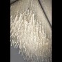 Casa Padrino Luxus Barock Kristall Wandleuchte Silber 120 x 60 x H. 50 cm - Prunkvolle Messing Wandleuchte mit b�hmischem Kristallglas - Barock M�bel - Edel & Prunkvoll