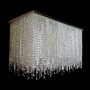 Casa Padrino Luxus Barock Kristall Wandleuchte Silber 120 x 60 x H. 50 cm - Prunkvolle Messing Wandleuchte mit b�hmischem Kristallglas - Barock M�bel - Edel & Prunkvoll