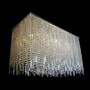 Casa Padrino Luxus Barock Kristall Wandleuchte Silber 120 x 60 x H. 50 cm - Prunkvolle Messing Wandleuchte mit b�hmischem Kristallglas - Barock M�bel - Edel & Prunkvoll