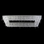 Casa Padrino Luxus Barock Kristall Wandleuchte Silber 175 x 70 x H. 20 cm - Prunkvolle Messing Wandleuchte mit b�hmischem Kristallglas - Barock M�bel - Edel & Prunkvoll