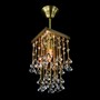 Casa Padrino Luxus Barock Kristall Wandleuchte Silber 20 x 20 x H. 30 cm - Prunkvolle Messing Wandleuchte mit b�hmischem Kristallglas - Barock M�bel - Edel & Prunkvoll