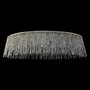 Casa Padrino Luxus Barock Kristall Wandleuchte Silber 200 x 60 x H. 50 cm - Prunkvolle Messing Wandleuchte mit b�hmischem Kristallglas - Barock M�bel - Edel & Prunkvoll
