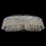 Casa Padrino Luxus Barock Kristall Wandleuchte Silber 220 x 110 x H. 61 cm - Prunkvolle Messing Wandleuchte mit b�hmischem Kristallglas - Barock M�bel - Edel & Prunkvoll