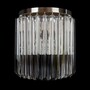 Casa Padrino Luxus Barock Kristall Wandleuchte Silber 25 x 12.5 x H. 31 cm - Prunkvolle Messing Wandleuchte mit b�hmischem Kristallglas - Barock M�bel - Edel & Prunkvoll