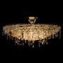 Casa Padrino Luxus Barock Kristall Wandleuchte Silber 50 x 25 x H. 20 cm - Prunkvolle Messing Wandleuchte mit b�hmischem Kristallglas - Barock M�bel - Edel & Prunkvoll