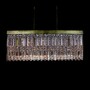 Casa Padrino Luxus Barock Kristall Wandleuchte Silber 50 x 50 x H. 20 cm - Prunkvolle Messing Wandleuchte mit b�hmischem Kristallglas - Barock M�bel - Edel & Prunkvoll