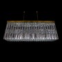Casa Padrino Luxus Barock Kristall Wandleuchte Silber 50 x 50 x H. 20 cm - Prunkvolle Messing Wandleuchte mit b�hmischem Kristallglas - Barock M�bel - Edel & Prunkvoll