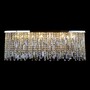 Casa Padrino Luxus Barock Kristall Wandleuchte Silber 70 x 60 x H. 50 cm - Prunkvolle Messing Wandleuchte mit b�hmischem Kristallglas - Barock M�bel - Edel & Prunkvoll