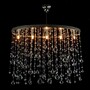Casa Padrino Luxus Barock Kristall Wandleuchte Silber 72 x 26 x H. 54 cm - Prunkvolle Messing Wandleuchte mit b�hmischem Kristallglas - Barock M�bel - Edel & Prunkvoll