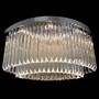Casa Padrino Luxus Barock Kristall Wandleuchte Silber 80 x 40 x H. 41 cm - Prunkvolle Messing Wandleuchte mit b�hmischem Kristallglas - Barock M�bel - Edel & Prunkvoll