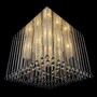 Casa Padrino Luxus Barock Kristall Wandleuchte Silber 80 x 80 x H. 70 cm - Prunkvolle Messing Wandleuchte mit b�hmischem Kristallglas - Barock M�bel - Edel & Prunkvoll