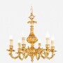 Casa Padrino Luxus Barock Kronleuchter Gold  55 x H. 55 cm - Made in Italy 