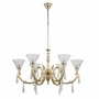 Casa Padrino Luxus Barock Kronleuchter Gold  81 cm - Barockstil Kronleuchter