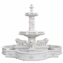 Casa Padrino Luxus Barock Marmor Springbrunnen Wei�  320 x H. 410 cm
