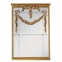 Casa Padrino Luxus Barock Massivholz Spiegel Antik Gold H. 160 cm - Made in Italy 