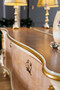 Casa Padrino Luxus Barock Sideboard Beige / Wei� / Gold - Prunkvoller Massivholz Schrank mit 4 T�ren - Barock M�bel