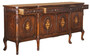 Casa Padrino Luxus Barock Sideboard Braun - Prunkvoller Massivholz Schrank mit 3 Schubladen und 4 T�ren - Barock M�bel - Edel & Prunkvoll