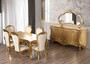 Casa Padrino Luxus Barock Sideboard mit Spiegel Gold - Esszimmer M�bel im Barockstil