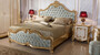 Casa Padrino Luxus Barock Nachtkommode Wei� / Beige / Gold 75 cm