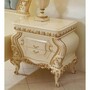 Casa Padrino Luxus Barock Nachtkommode mit 2 Schubladen Creme / Gold - Schlafzimmer M�bel