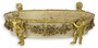 Casa Padrino Luxus Barock Porzellan Schale Durchmesser 31,5 x H. 12 cm