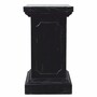Casa Padrino Barock Garten Deko Marmor S�ule Schwarz H. 80 cm - Garten & Terrassen Deko Accessoires