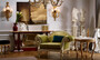 Casa Padrino Luxus Barock Sule Cremewei / Gold - Prunkvolle Massivholz Deko Sule - Hotel Mbel - Schloss Mbel - Wohnzimmer Mbel - Luxus Qualitt - Made in Italy