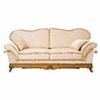 Casa Padrino Luxus Barock Sofa Creme / Braun 210 cm - Barock Wohnzimmer M�bel