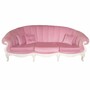 Casa Padrino Luxus Barock Samt Sofa Rosa / Wei� 240 cm - Barockstil M�bel 
