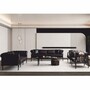Casa Padrino Luxus Barock Sofa Schwarz / Gold 260 cm - Barock Wohnzimmer M�bel