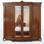 Casa Padrino Luxus Barock Schlafzimmer Schrank Braun 235,2 cm - Barock Schlafzimmer M�bel