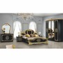 Casa Padrino Luxus Barock Schlafzimmer Schrank Schwarz / Gold 177 cm - Barock Schlafzimmer M�bel