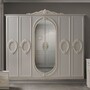 Casa Padrino Luxus Barock Schlafzimmer Schrank Creme 261 cm - Barock Schlafzimmer M�bel