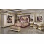 Casa Padrino Luxus Barock Schminkkommoden Set Wei� / Beige / Gold - Barock M�bel