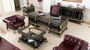 Casa Padrino Luxus Barock Schreibtisch Schwarz / Gold - Prunkvoller Massivholz B�rotisch - Barock B�rom�bel - Edel & Prunkvoll